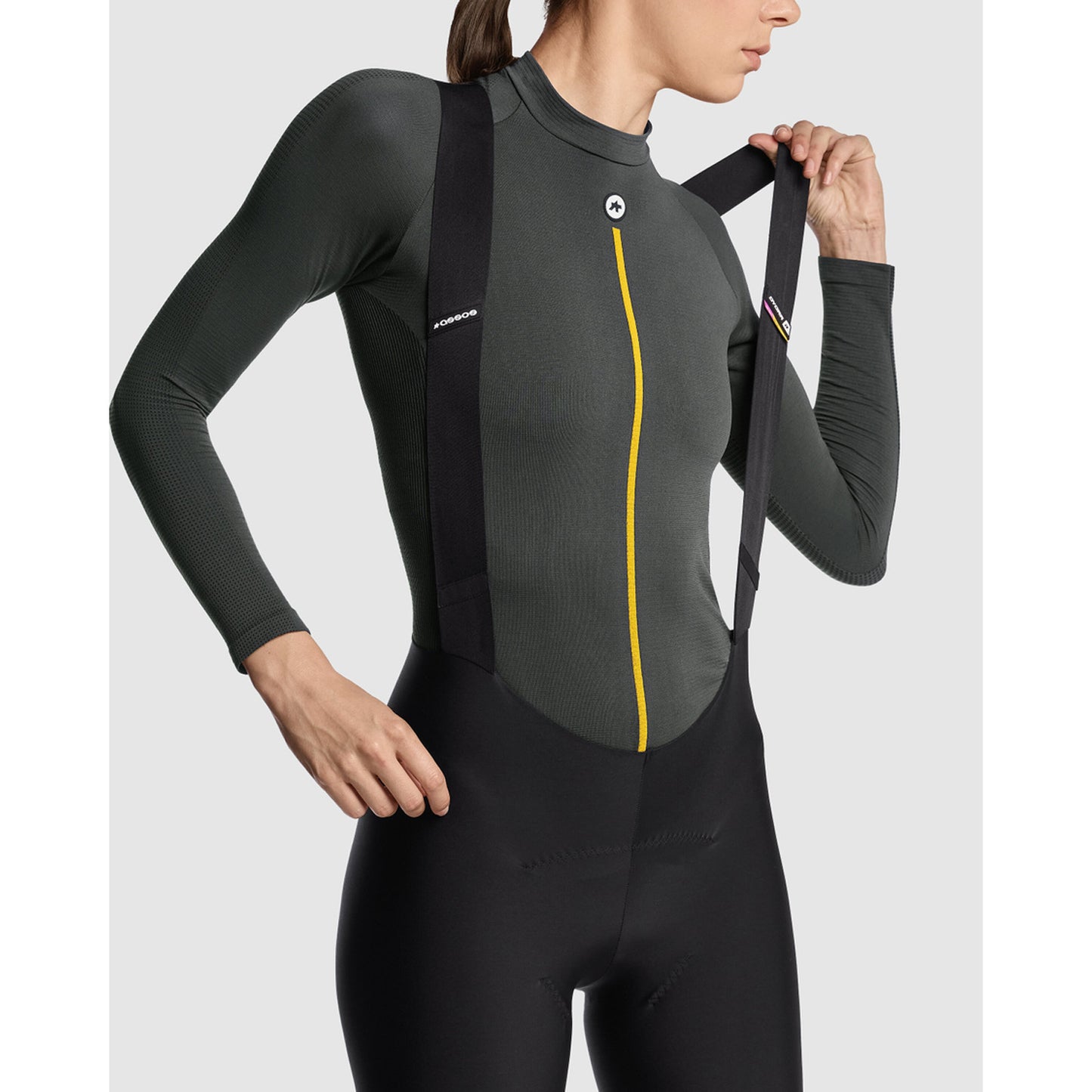 Sous-vêtement ASSOS SPRING FALL P1 Manches Longues Femme Gris