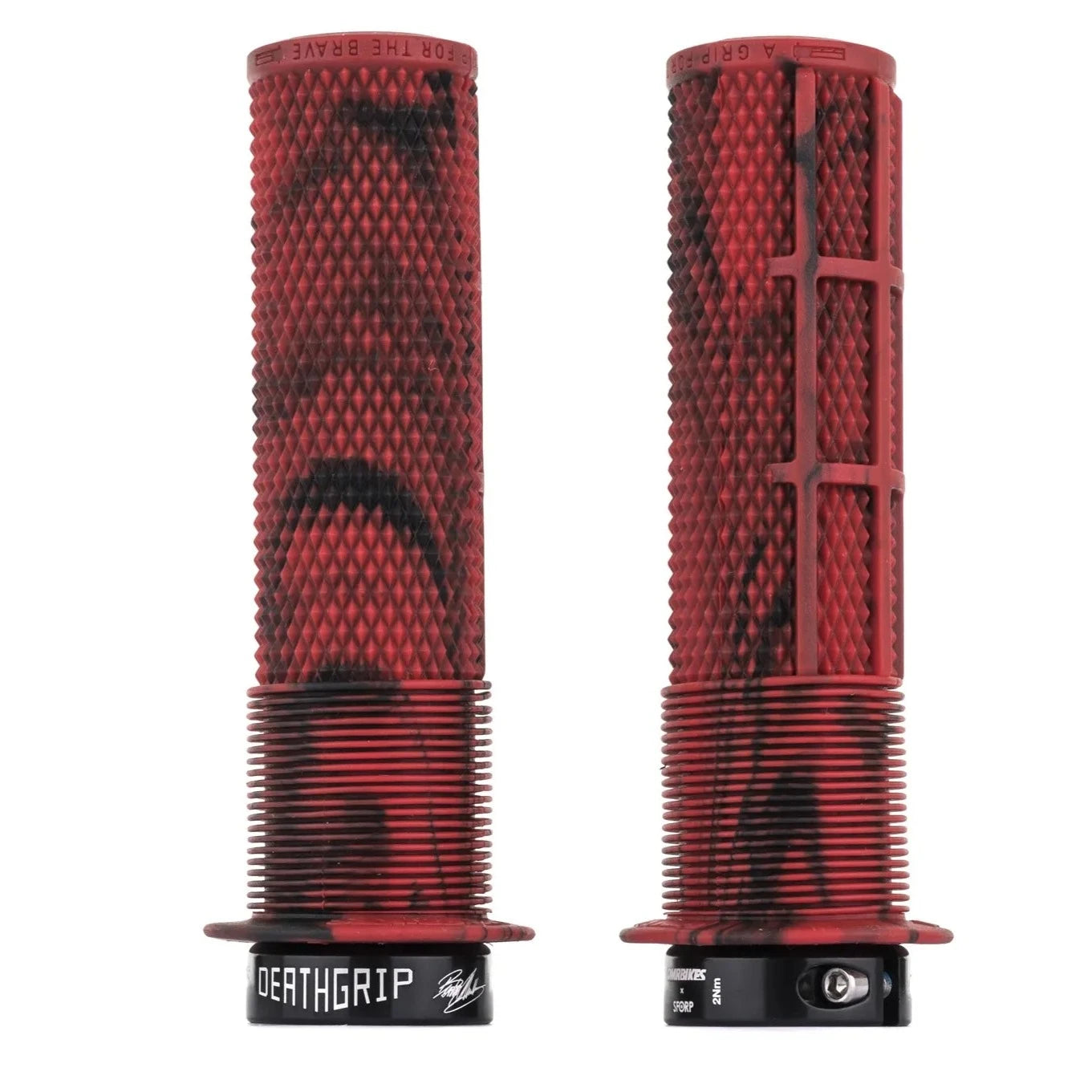 Grips DMR DEATHGRIP Flange Large Lock-on Rouge/Camo – Probikeshop