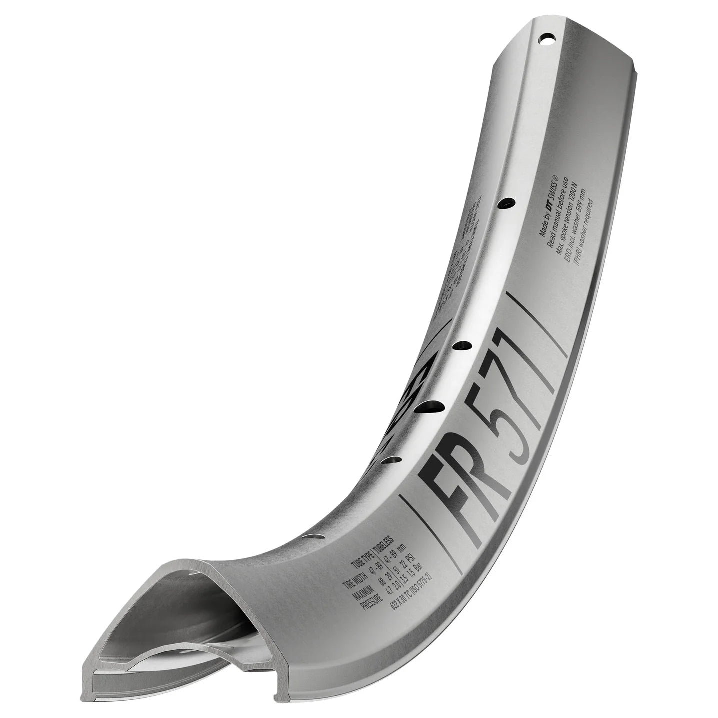 Jante DT SWISS FR 571 27.5'' 30 mm Argent