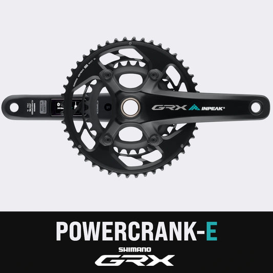 Pédalier Capteur de Puissance INPEAK POWERCRANK-E TWIN2 LR Shimano GRX RX820-2