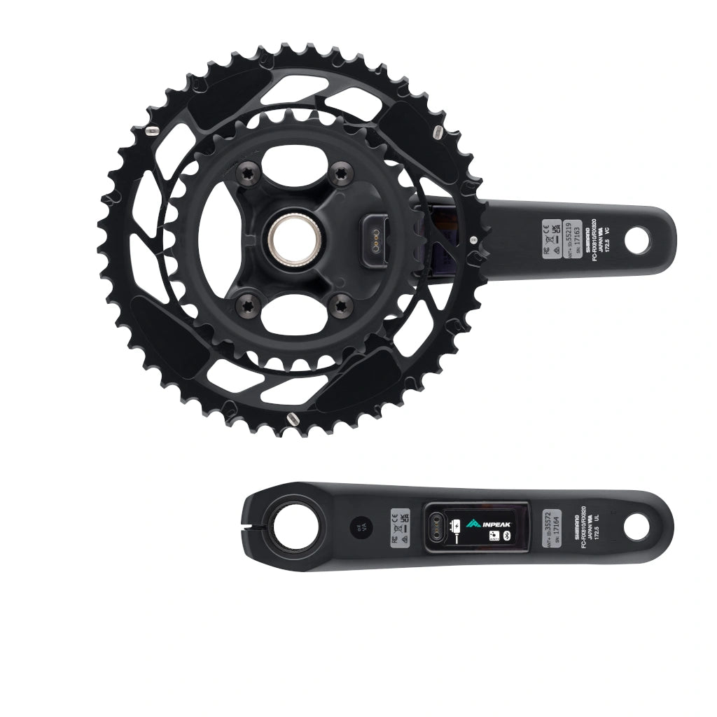 Pédalier Capteur de Puissance INPEAK POWERCRANK-E TWIN2 LR Shimano GRX RX820-2