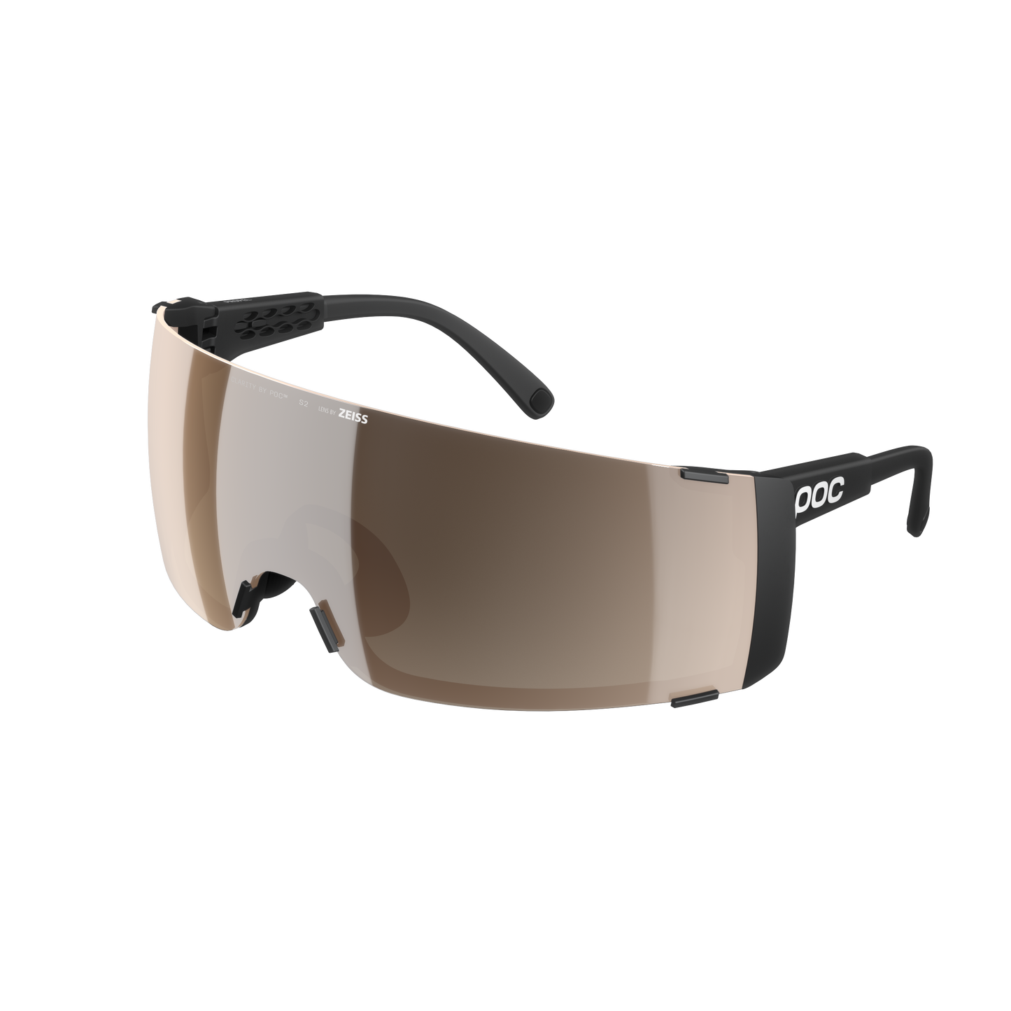 Lunettes POC PROPEL Noir Verre Clarity Trail Partly Sunny Silver