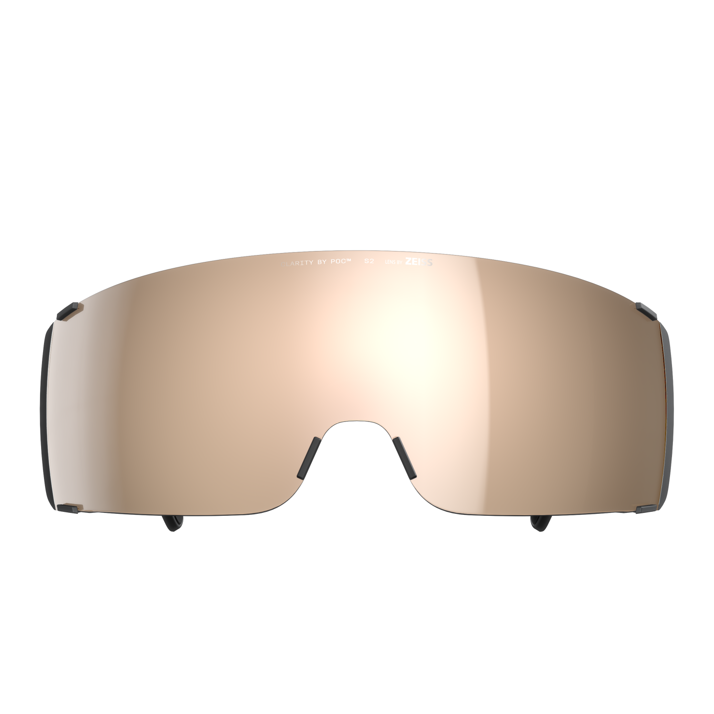 Lunettes POC PROPEL Noir Verre Clarity Trail Partly Sunny Silver