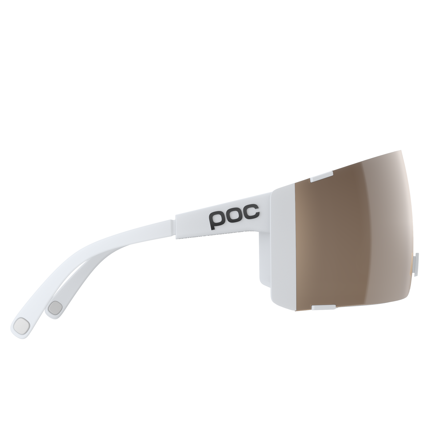 Lunettes POC PROPEL + Blanc Verre Clarity Trail Partly Sunny Silver