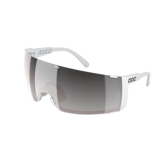 Lunettes POC PROPEL + Blanc Verre Clarity Road Sunny Silver