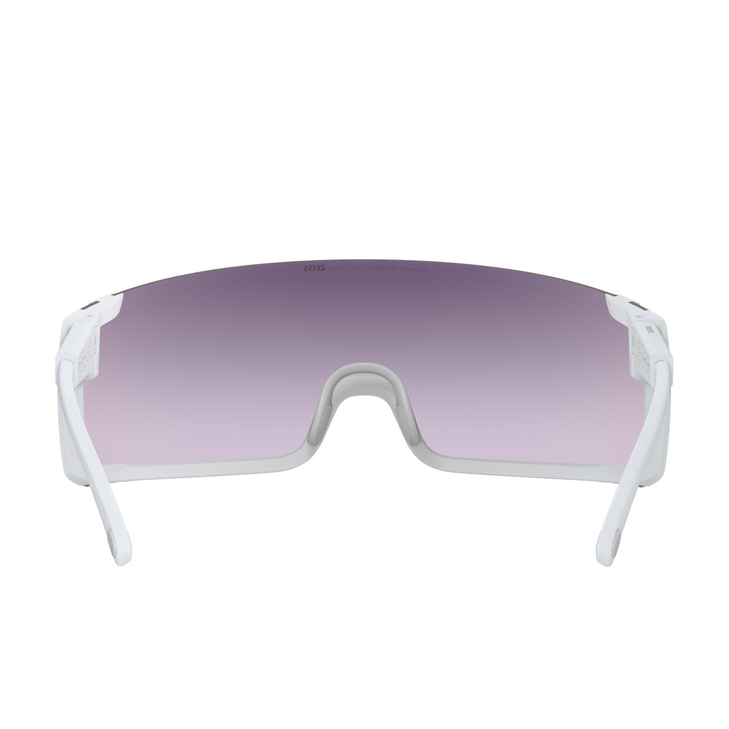 Lunettes POC PROPEL + Blanc Verre Clarity Road Sunny Silver