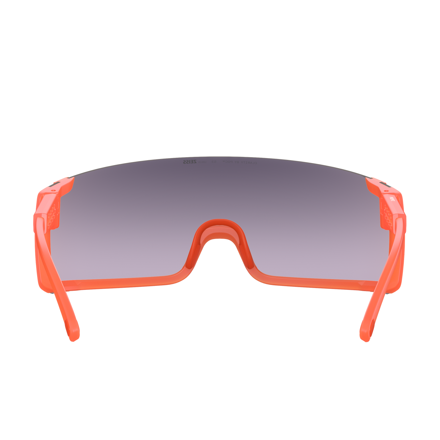Lunettes POC PROPEL Fluorescent Orange Translucide Verre Clarity Road Sunny Gold