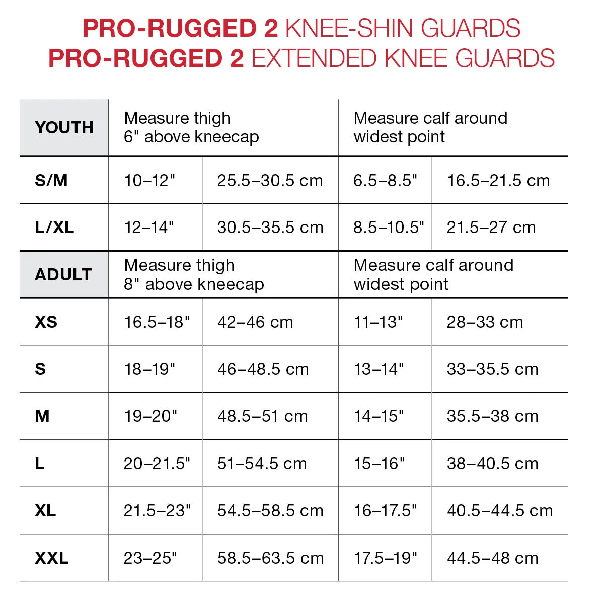 Genouillères Protège Tibias G-FORM PRO-RUGGED 2 Enfant Noir