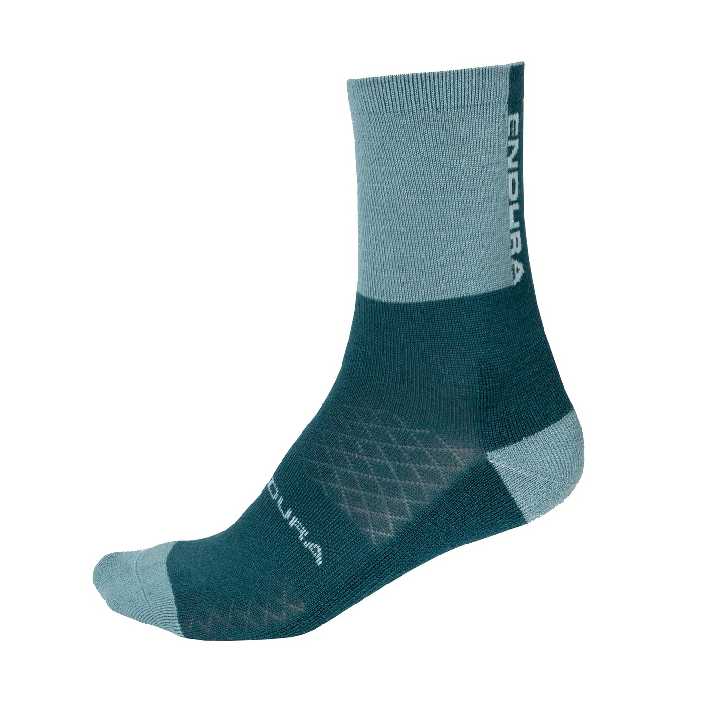 Chaussettes ENDURA  BAABAA MERINO WINTER Femme Bleu/Gris