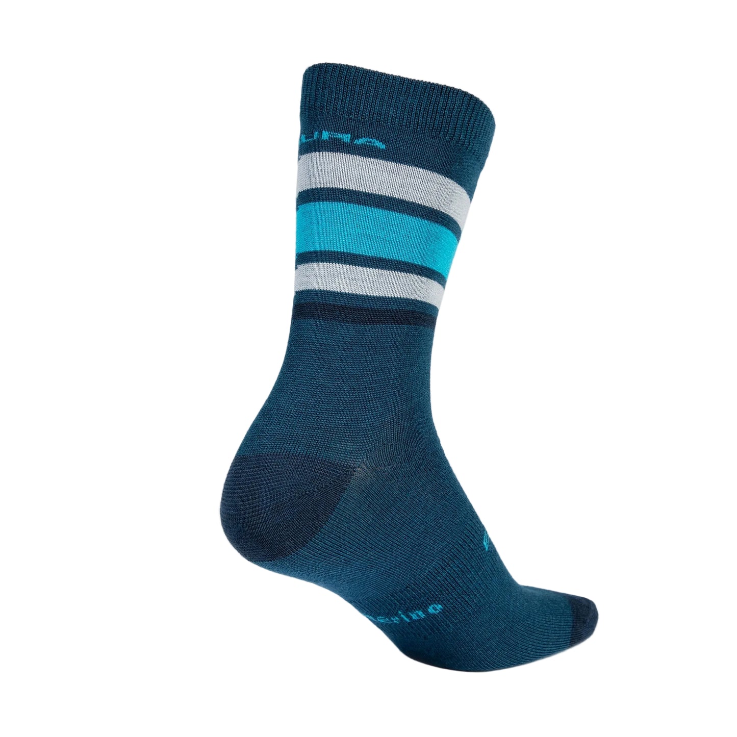 Chaussettes ENDURA BAABAA MERINO STRIPE Bleu