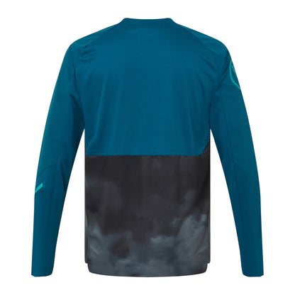 Maillot ENDURA MT500 BURNER Manches Longues Bleu