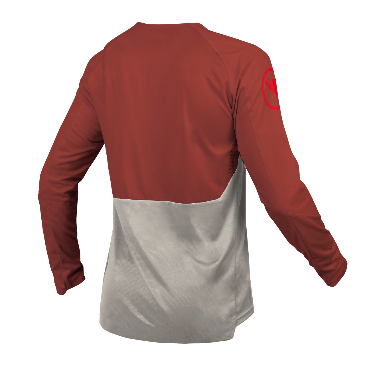 Maillot ENDURA MT500 BURNER Manches Longues Rouge 2025