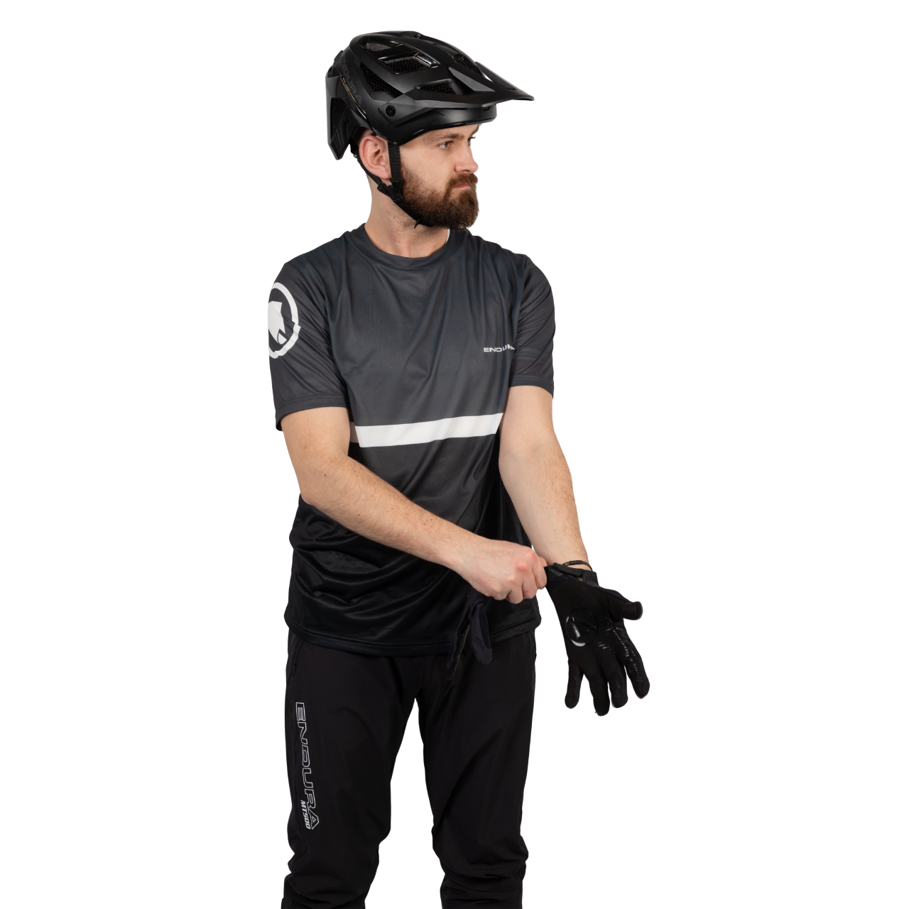 Maillot ENDURA SINGLETRACK CORE TEE II Manches Courtes Noir 2025