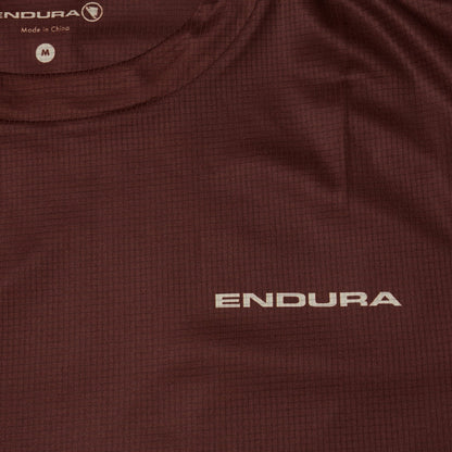 Maillot ENDURA SINGLETRACK CORE TEE II Manches Courtes Marron/Violet