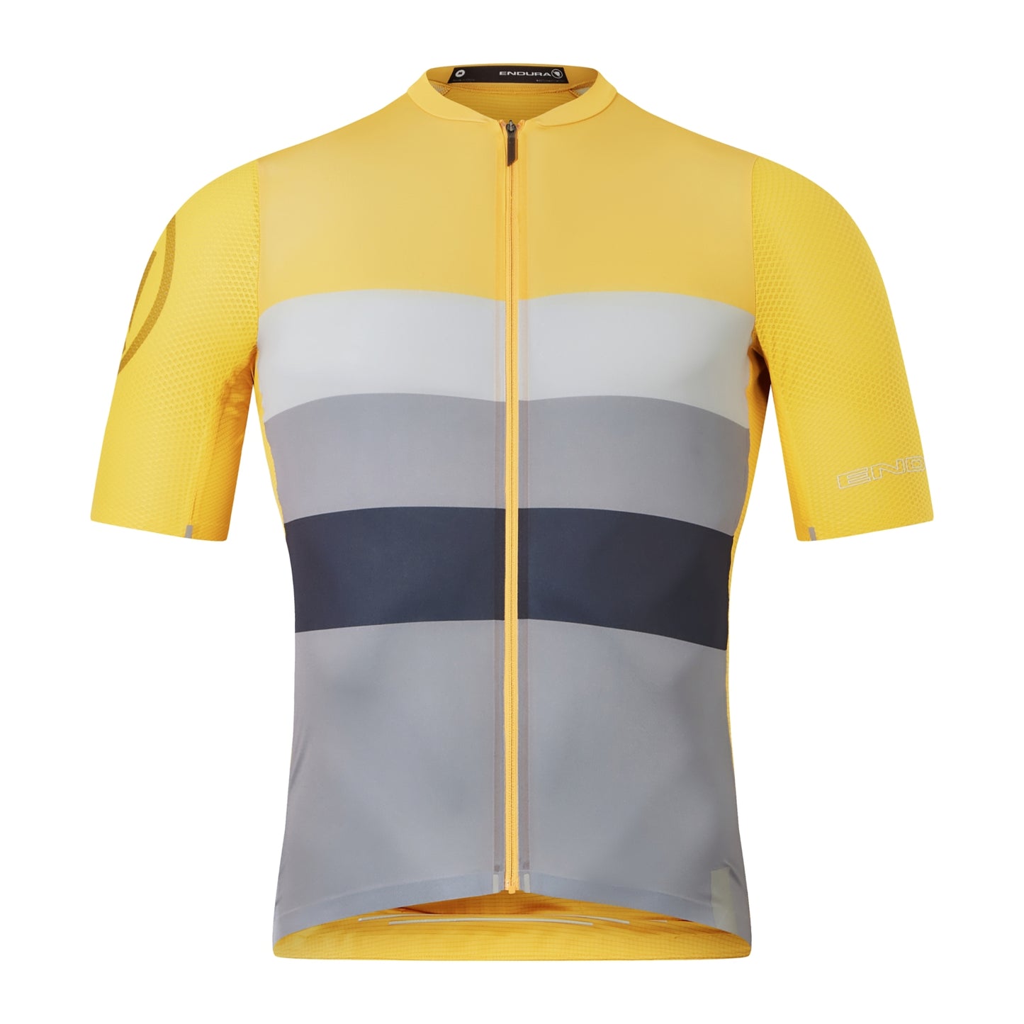 Maillot ENDURA PRO SL RACE Manches Courtes Gris/Moutarde