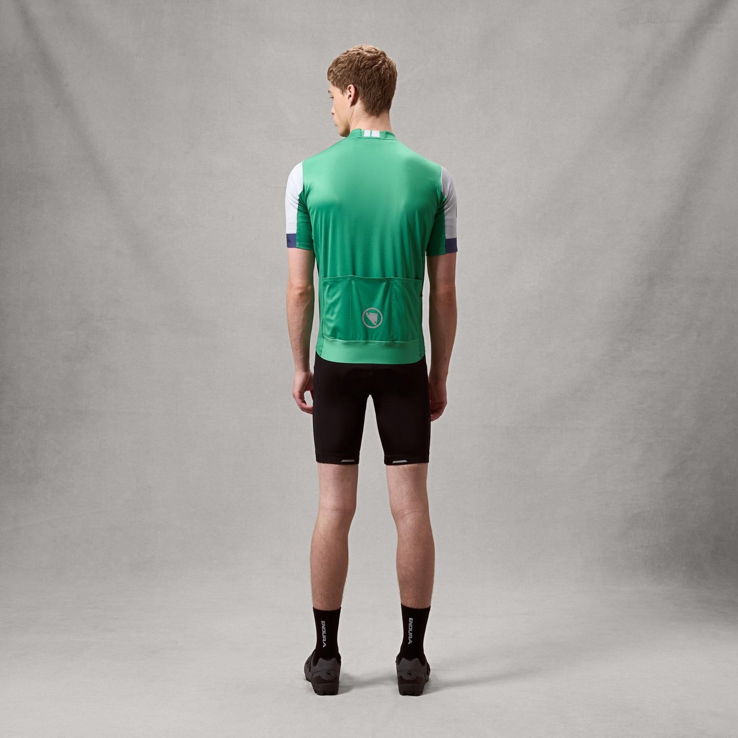 Maillot ENDURA FS260 Manches Courtes Vert/Blanc