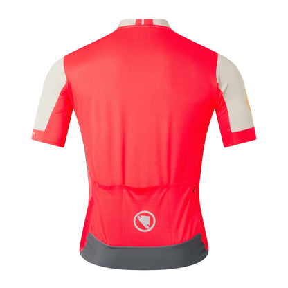 Maillot ENDURA FS260 PRINT Manches Courtes Rouge