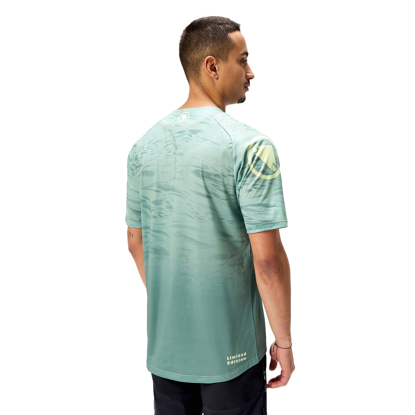 Maillot ENDURA MARBLE LTD PRINTED Manches Courtes Vert 2025