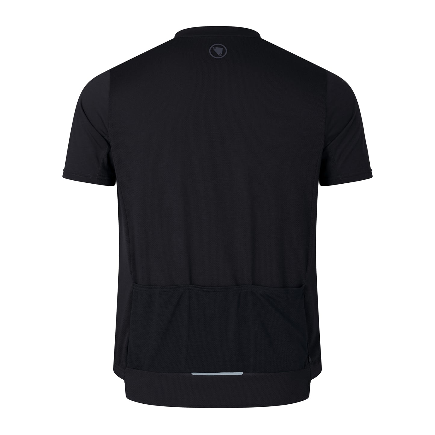Maillot ENDURA LOOP ZIPPED Manches Courtes Noir