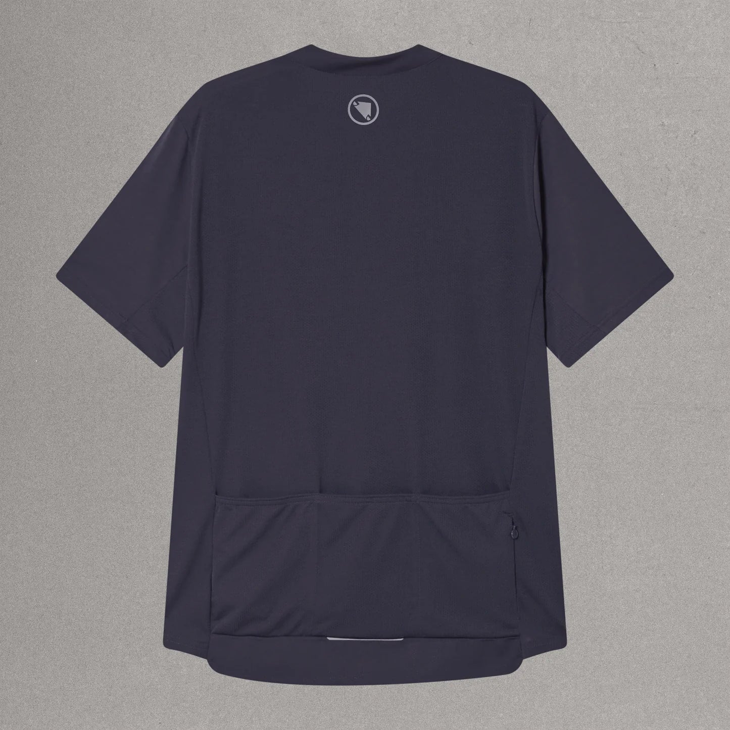 Maillot ENDURA LOOP ZIPPED Manches Courtes Carbon Gris