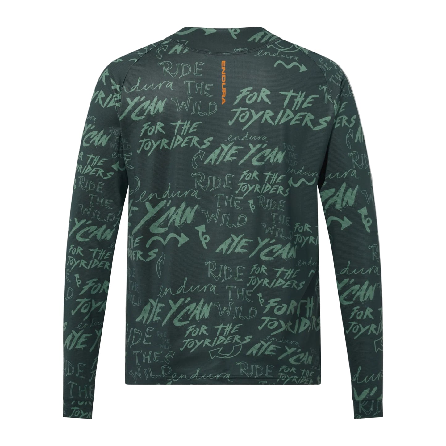 Maillot ENDURA SINGLETRACK PRINT Manches Longues Carbon Vert