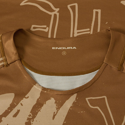 Maillot ENDURA SINGLETRACK PRINT Manches Courtes Bronze