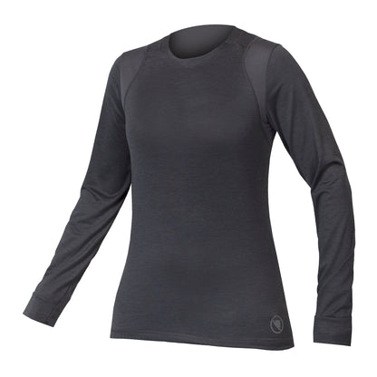 Maillot ENDURA SINGLETRACK Femme Manches Longues Gris