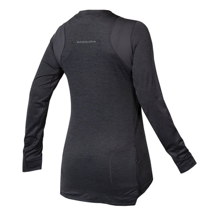 Maillot ENDURA SINGLETRACK Femme Manches Longues Gris