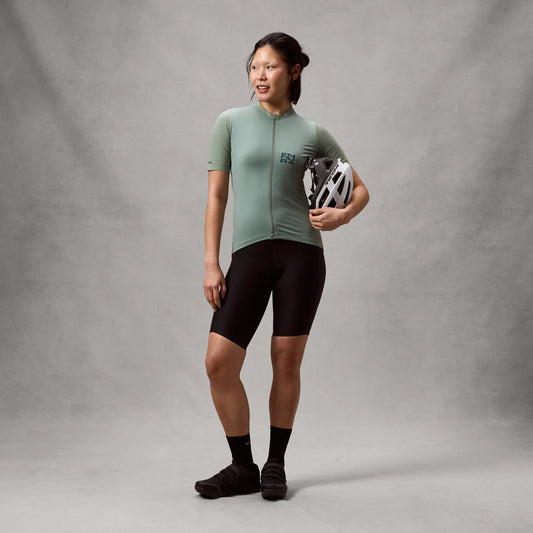 Maillot ENDURA ALLTRACK RIDE Manches Courtes Femme Sage Green
