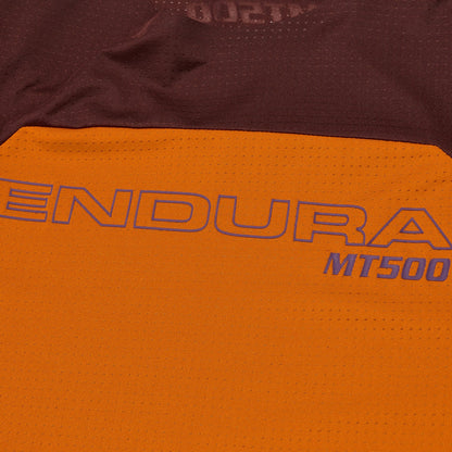 Maillot ENDURA MT500 BURNER Junior Manches Longues Orange