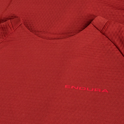 Maillot ENDURA SINGLETRACK FLEECE Manches Longues Brique