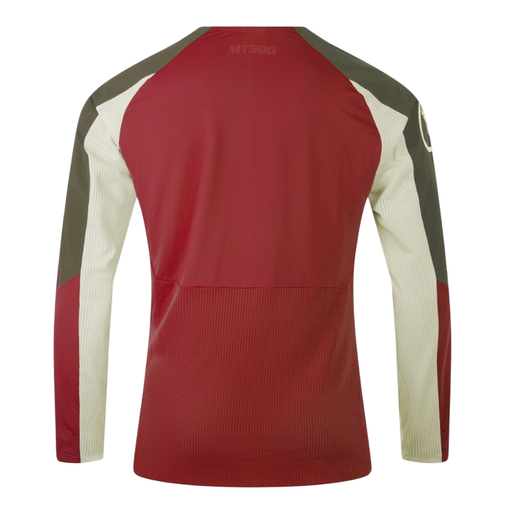 Maillot ENDURA MT500 BURNER LITE Manches Longues Rouge 2025