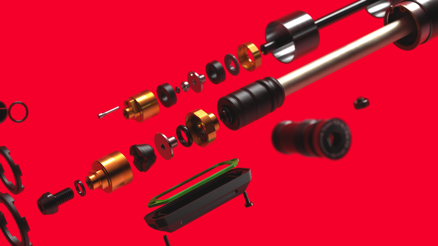 Fourche ROCKSHOX BOXXER ULTIMATE CHARGER 3.2 RC2 29" Axe 20x110mm Boost Rouge