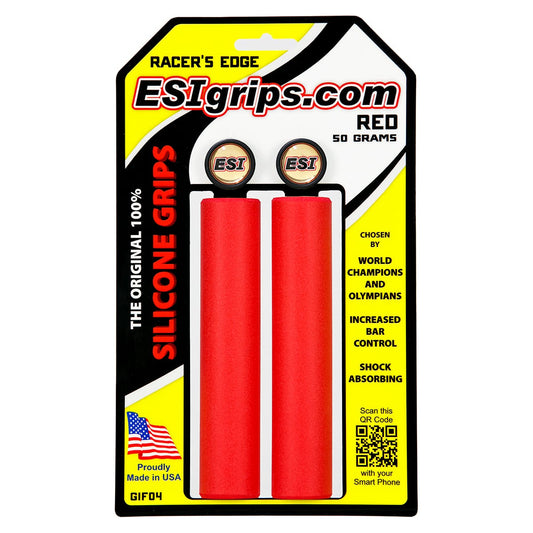 Grips ESI RACER'S EDGE 130 mm Rouge