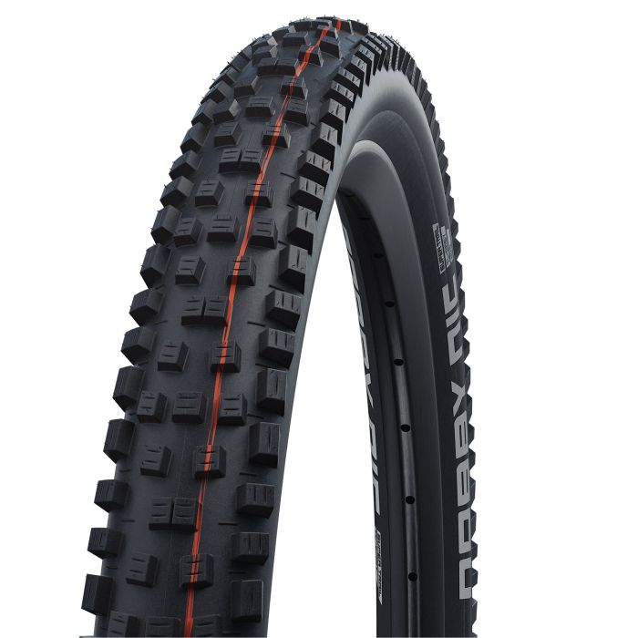 Pneu SCHWALBE NOBBY NIC 27.5x2.60 ADDIX SOFT SUPERTRAIL Tubeless Ready Souple Noir