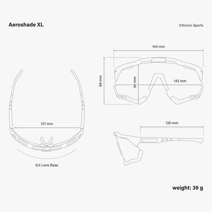 Lunettes SCICON AEROSHADE XL Translucide Iridium Bronze