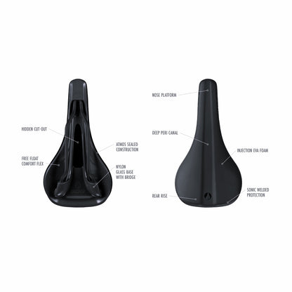 Selle SDG BEL-AIR V3 Rails Lux Alloy Noir/Beige