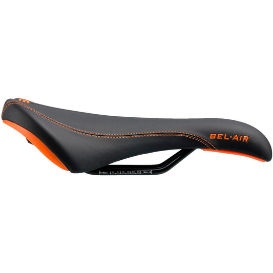 Selle SDG BEL-AIR RL Rails Acier Noir/Orange