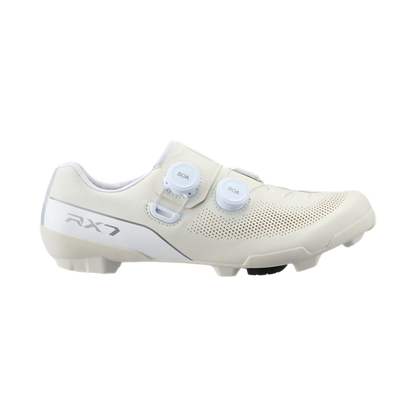 Chaussures VTT XC/Gravel SHIMANO RX710 Beige/Blanc