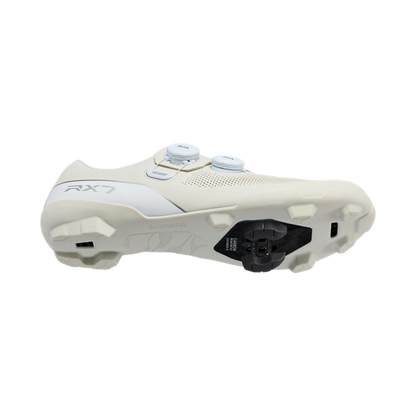Chaussures VTT XC/Gravel SHIMANO RX710 Beige/Blanc