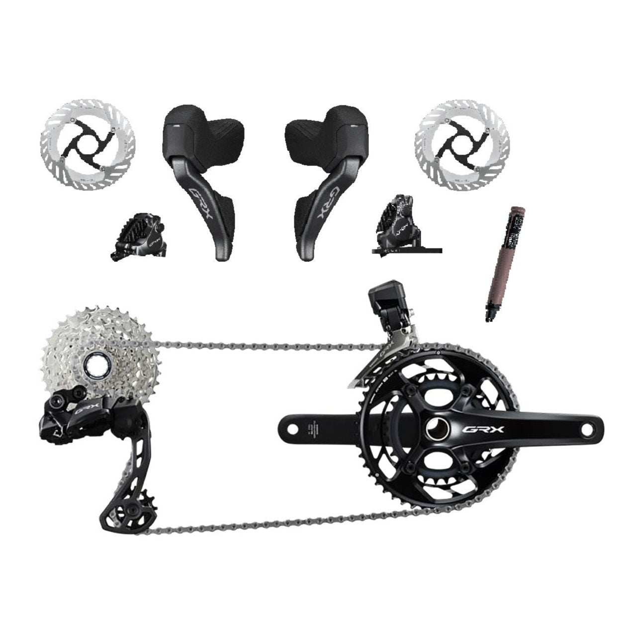 Groupe Complet SHIMANO GRX RX825 Di2 12V