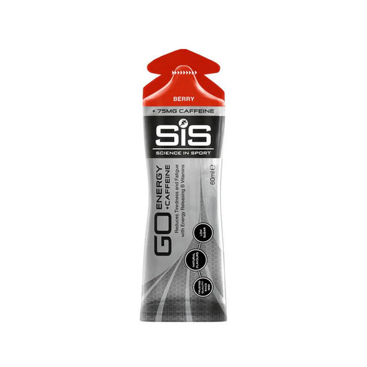 Gel Énergétique SIS GO ISOTONIC ENERGY Cafféine (60ml) Fruits rouges