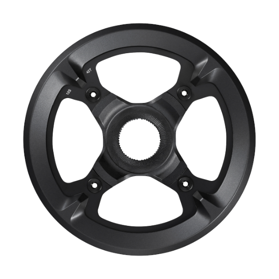 Plateau Mono E-Bike SHIMANO SM-CRE70-12 12V Double Guide Chaine