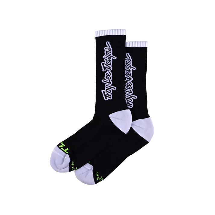 Chaussettes TROY LEE DESIGNS PERFORMANCE SIGNATURE Noir