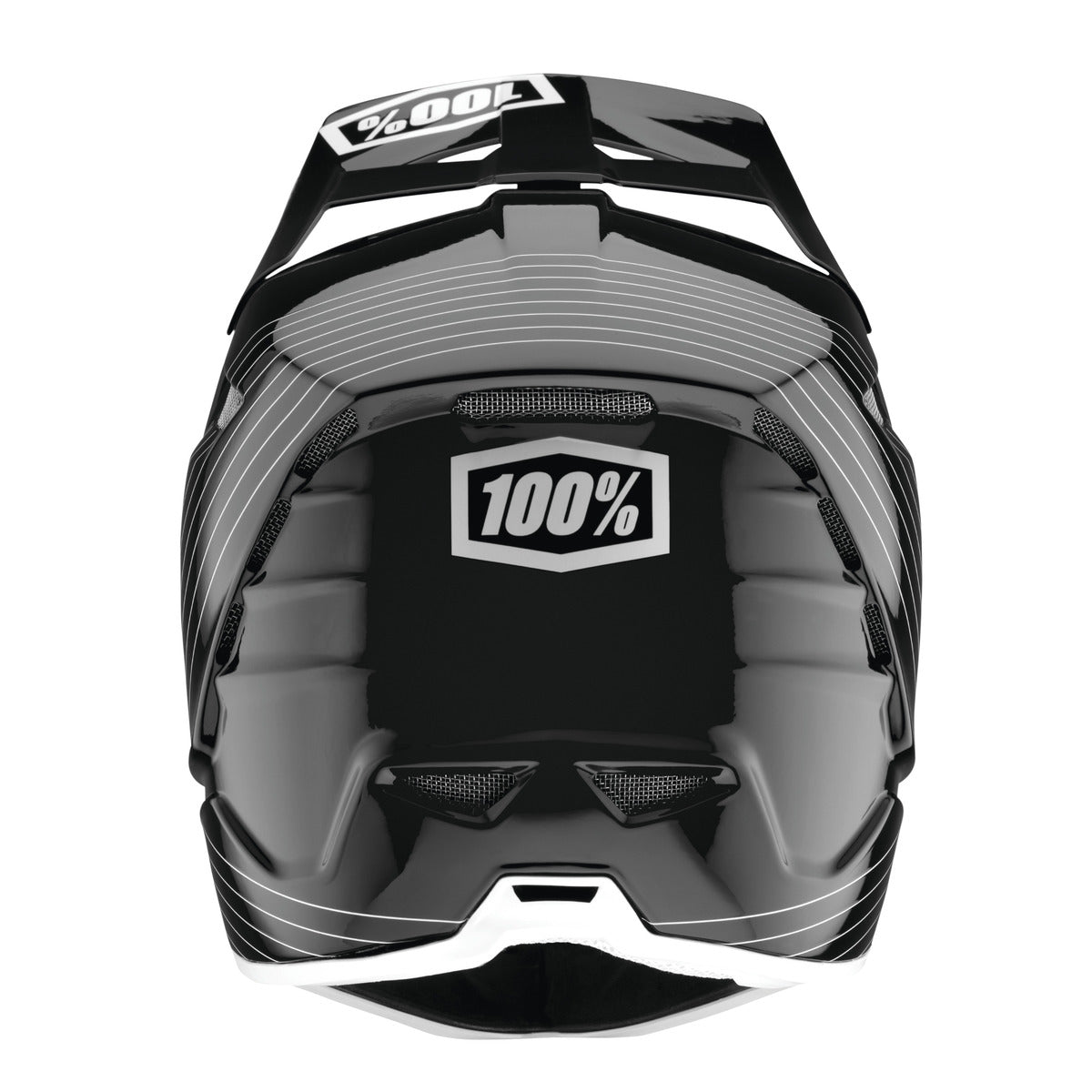 Casque VTT 100% AIRCRAFT COMPOSITE Noir/Blanc