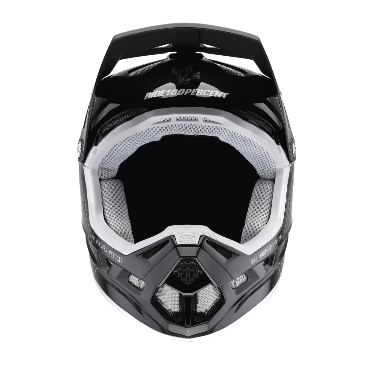 Casque VTT 100% AIRCRAFT COMPOSITE Noir/Blanc