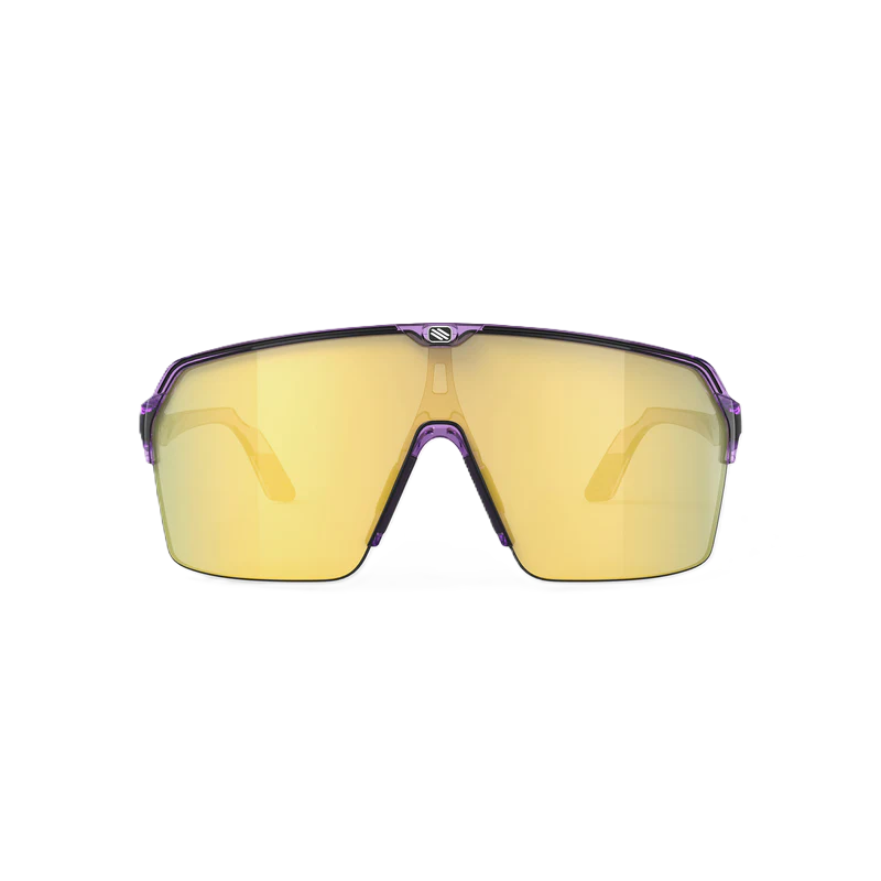 Lunettes RUDY PROJECT SPINSHIELD AIR Crystal Lilas Verres RP Optics Multilaser Yellow