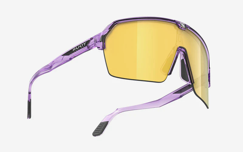 Lunettes RUDY PROJECT SPINSHIELD AIR Crystal Lilas Verres RP Optics Multilaser Yellow