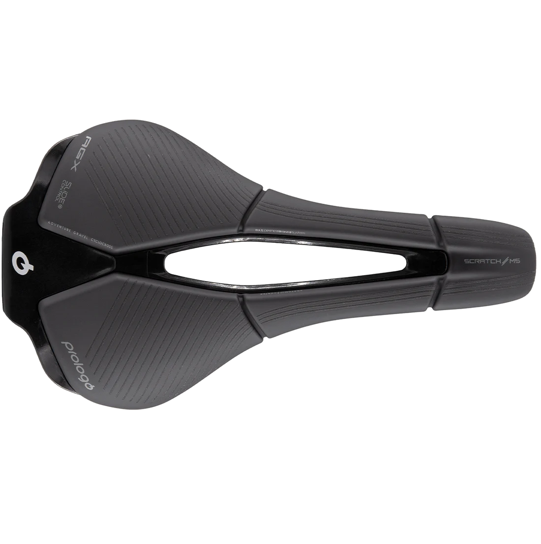 Selle PROLOGO SCRATCH M5 PAS AGX SLIDE CONTROL Rails Nack Noir