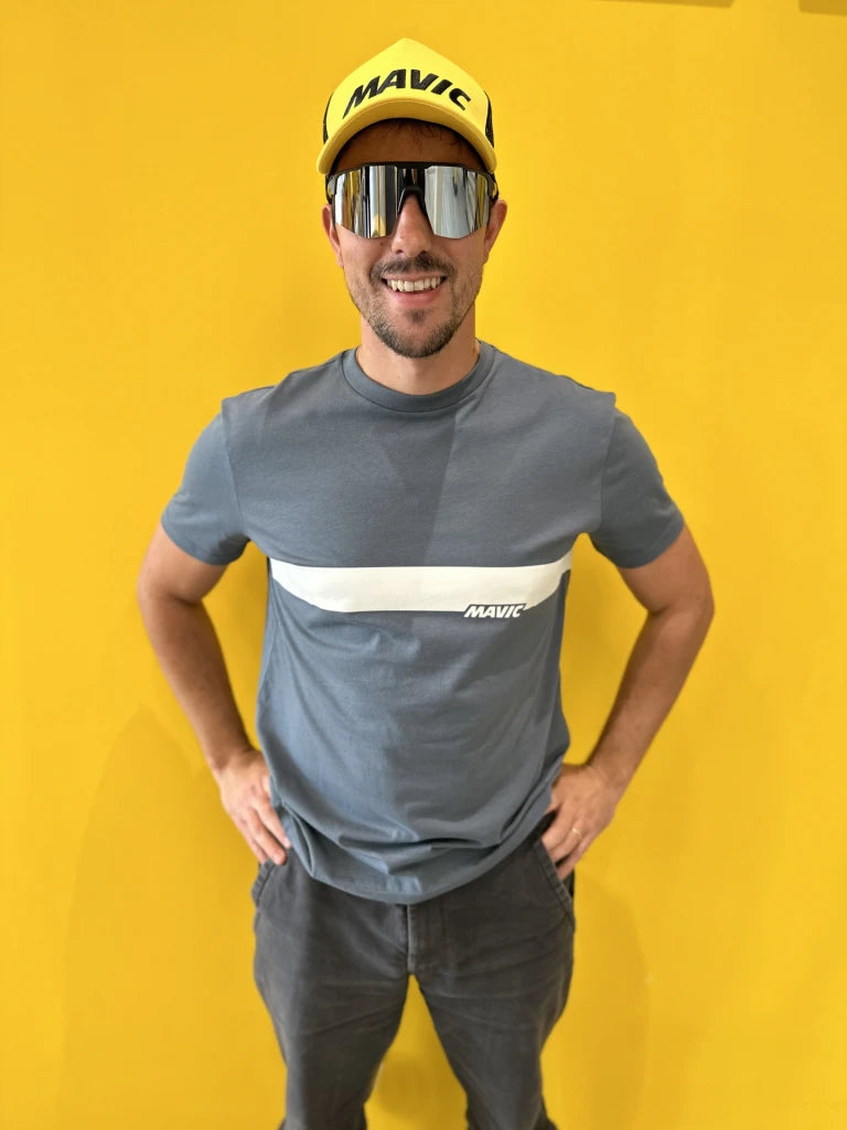 T-Shirt MAVIC CORPORATE STRIPE Bleu
